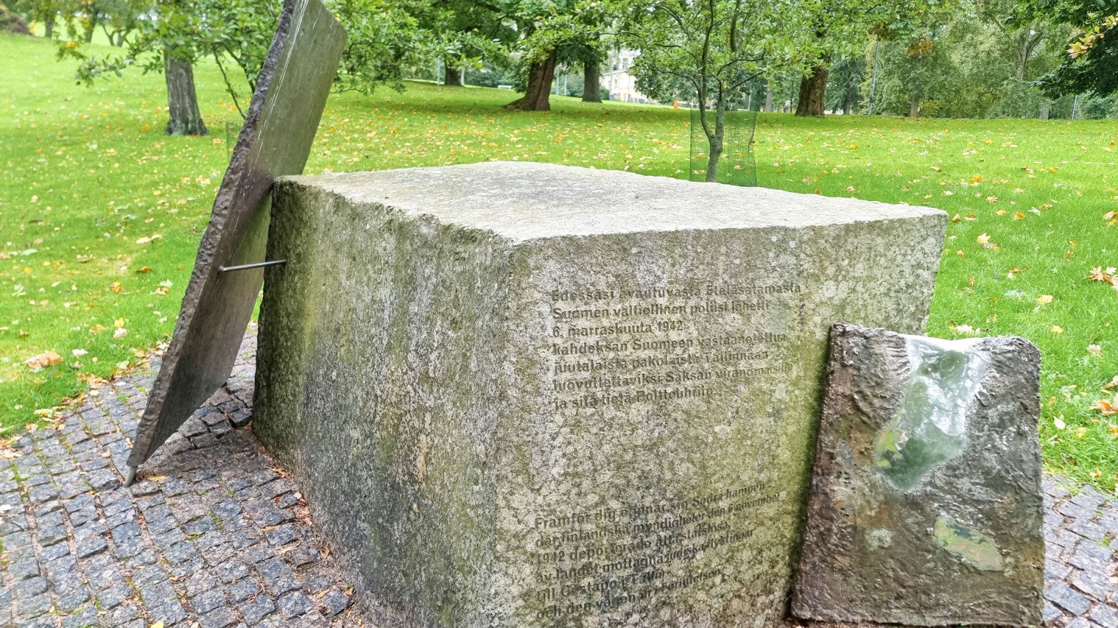 Denkmal für die deportierten jüdischen Flüchtlinge im Sternwartenpark (Tähtitorninvuori)