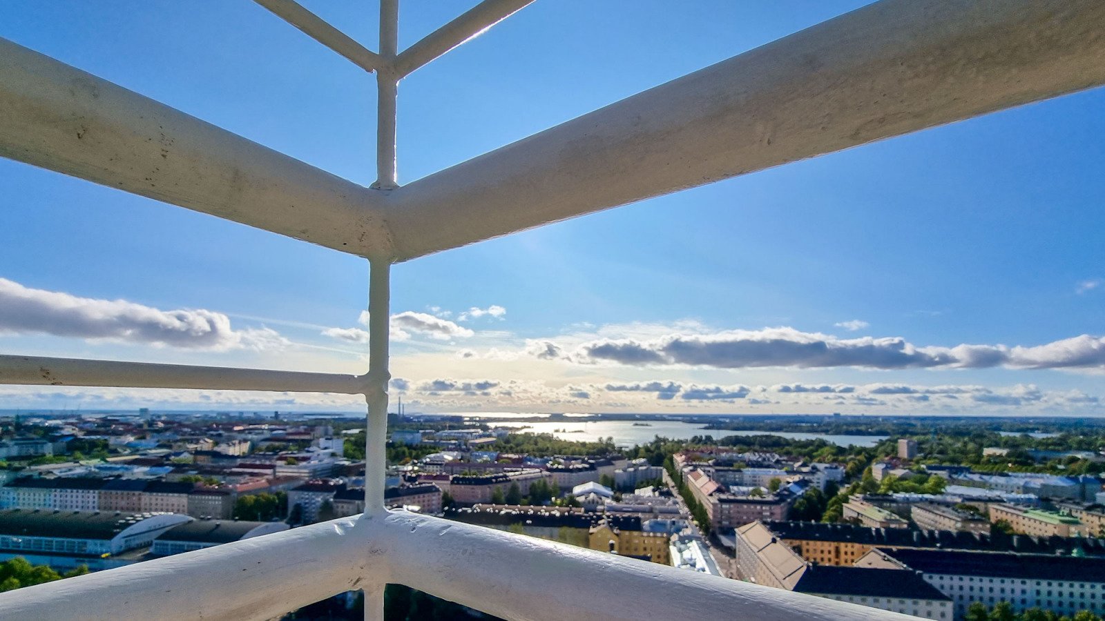 Blick vom Olympiaturm Helsinki